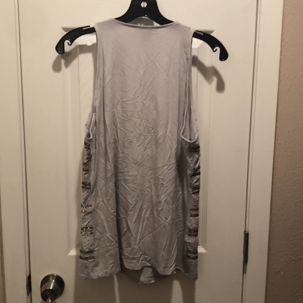 Gray Sequin Tank - image 4